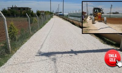 Eyyübiye’de yol yapım çalışmaları sürüyor