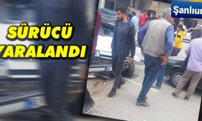 Urfa’da zincirleme kaza! Araç hurdaya döndü