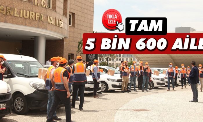 Vali Erin’in girişimleriyle Urfa’ya yardımlar yağdı!