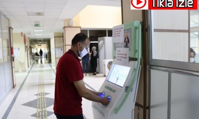 Hükümet Konağında koronaya ‘otomat’lı tedbir!