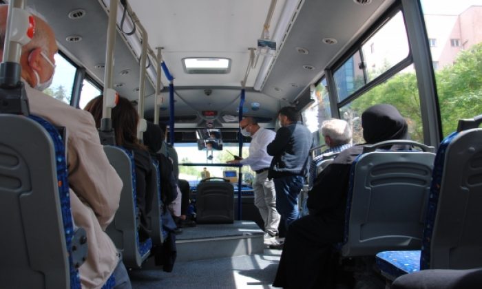 BÜYÜKŞEHİR BELEDİYESİN’DEN ÖZEL HALK OTOBÜSLERİNE SIKI DENETİM