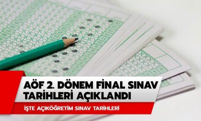 Açık öğretim sınavları için tarih belli oldu!
