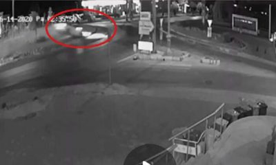 4 kişinin yaralandığı kaza kamerada