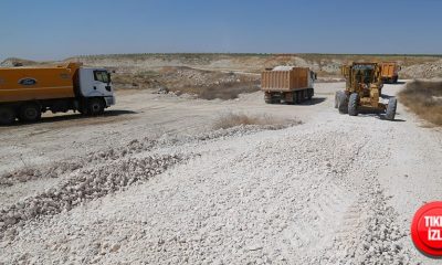 Haliliye’de yol çalışmaları sürüyor