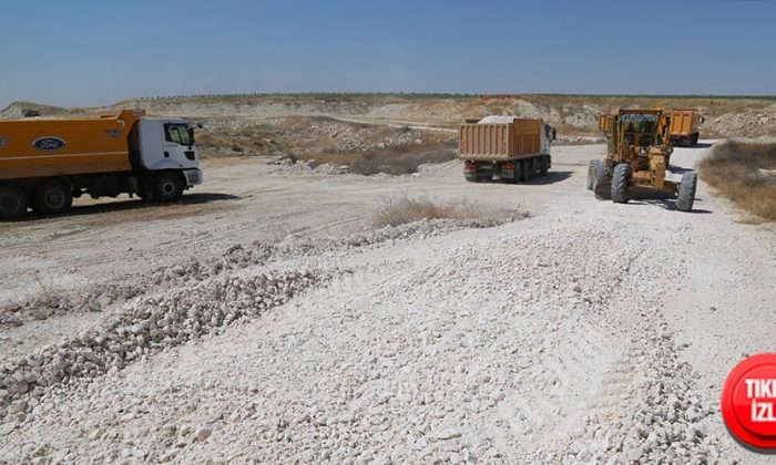 Haliliye’de yol çalışmaları sürüyor