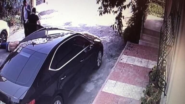 Abisi tarafından vuruldu Dehşet anları kamerada...