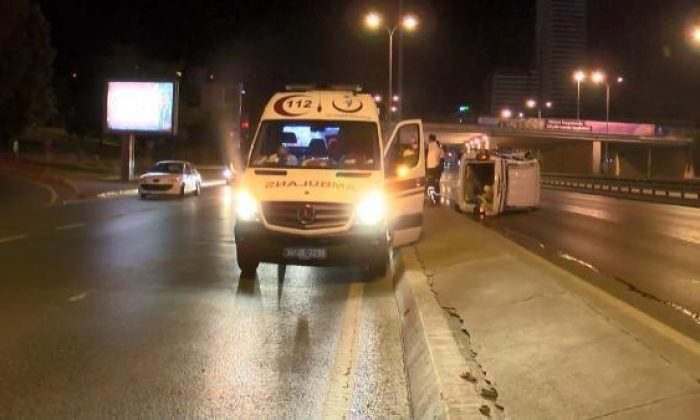 Beylikdüzü’nde feci kaza… 100 metre sürüklendi