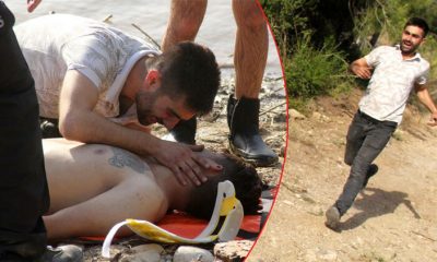 Boğulan kardeşinin cesedine sarılan ağabeyin yürek burkan feryadı