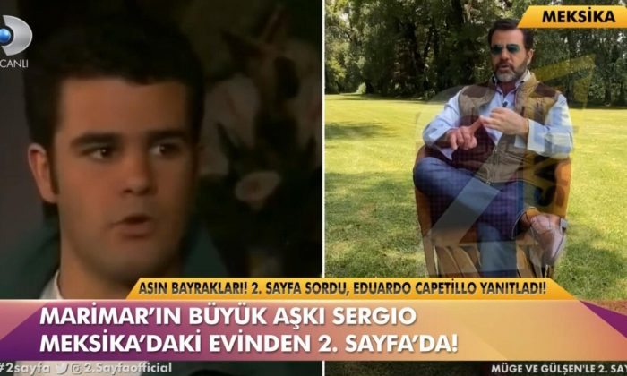 Efsane dizi Marimar’ın başrol oyuncularından Eduardo Capetillo, 2. Sayfa programına konuk oldu