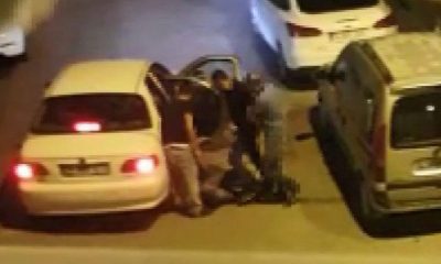 İstanbul’da bıçaklı gasp dehşeti! O anlar kamerada