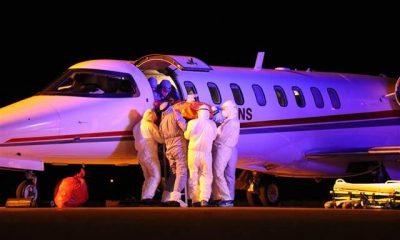 Koronavirüs hastası 2 Türk vatandaşı, ambulans uçakla Rusya’dan Bursa’ya getirildi