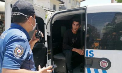 Maskesiz yakalandı, polise soyadını bilmediğini söyledi