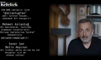 Oyuncu Mehmet Aslantuğ, çektiği video ile takipçilerini sosyal medyada adına açılan sahte hesaplara karşı uyardı.