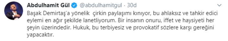 Son dakika... Bakan Gülden Başak Demirtaşla ilgili çirkin paylaşıma tepki