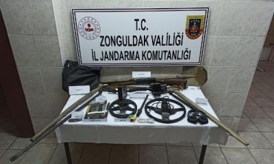 Zonguldak’ta jandarmadan definecilere suçüstü