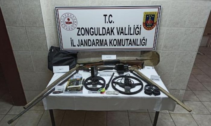 Zonguldak’ta jandarmadan definecilere suçüstü