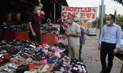 BAŞKAN KUŞ, HALEPLİBAHÇE’DE ESNAF VE VATANDAŞLARI DİNLEDİ