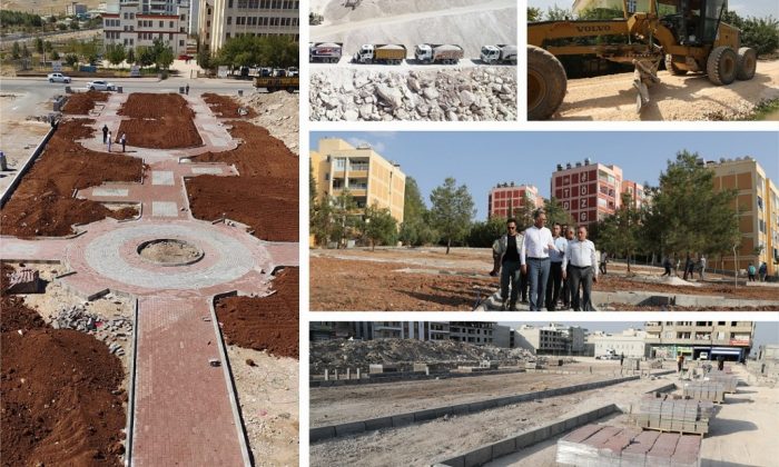 BAŞKAN KUŞ PARK VE YOL YAPIMINDA HIZ KESMİYORUZ